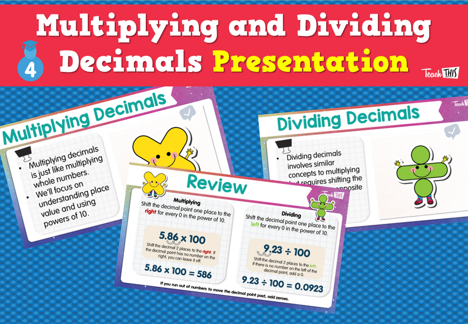 Multiplying and Dividing Decimals - Presentation