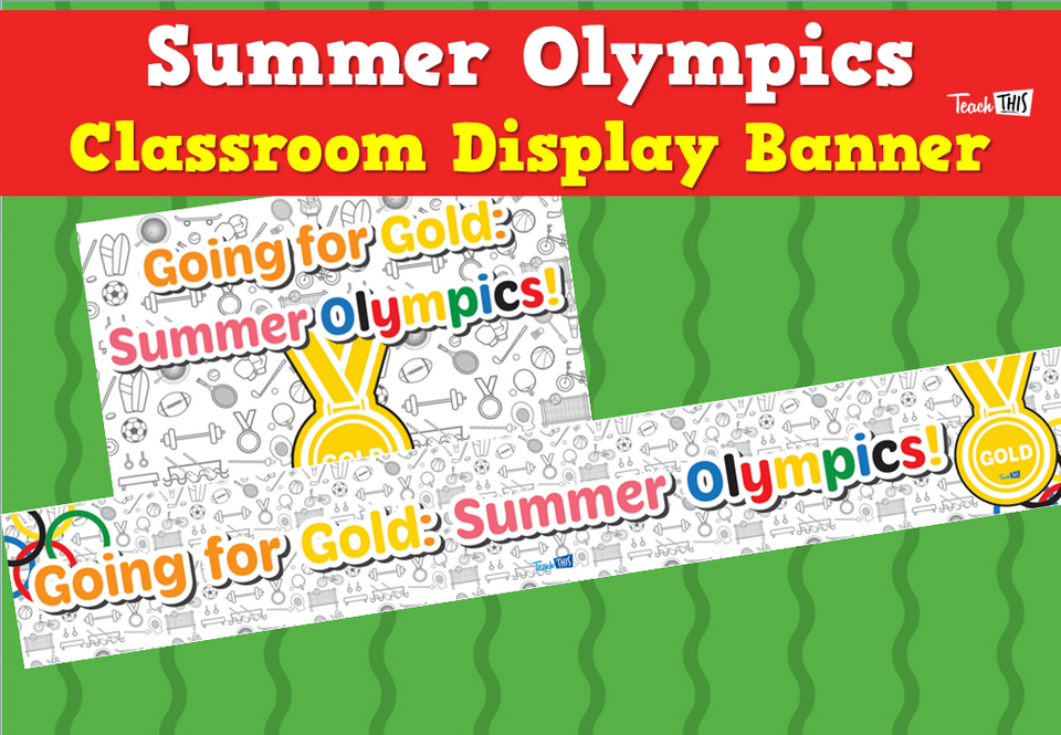 Summer Olympics - Classroom Display Banner
