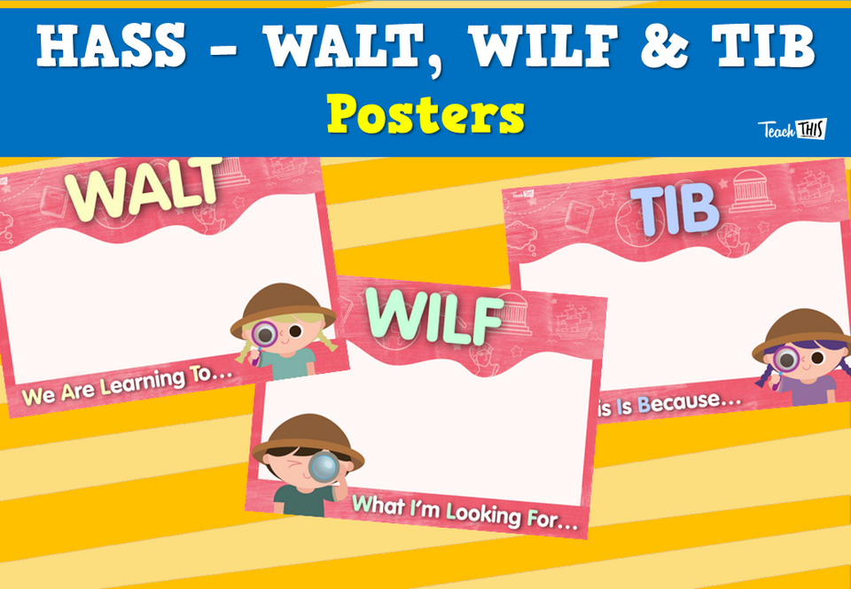 HASS - WALT, WILF & TIB - Poster