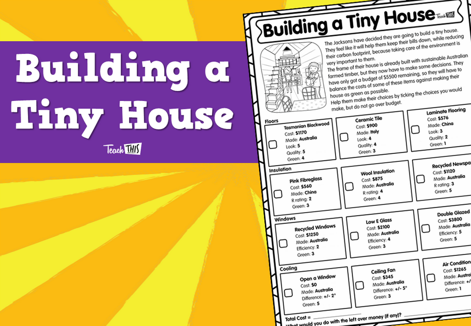 Building a Tiny House