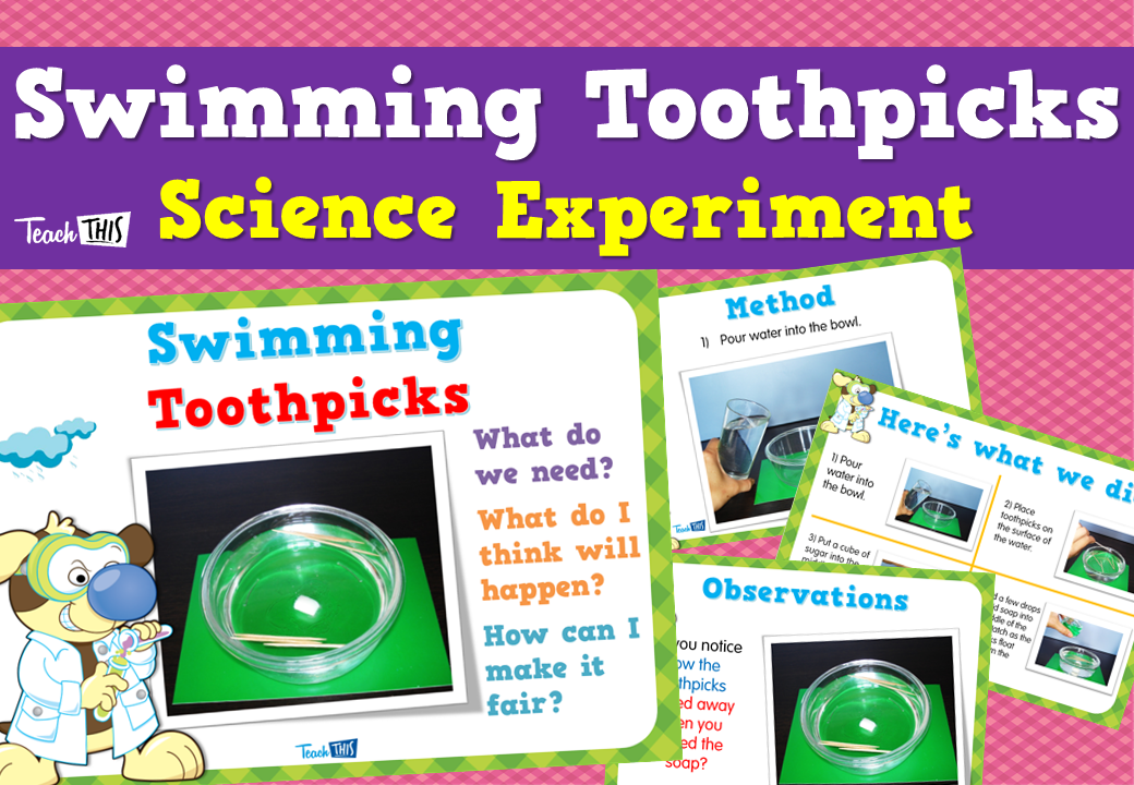 Swimming Toothpicks