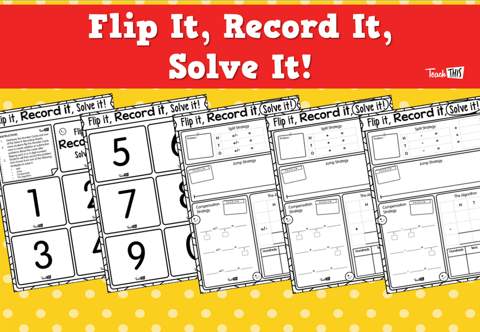Flip It, Record It, Solve It!