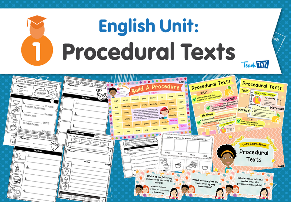 English Unit: Procedural Texts