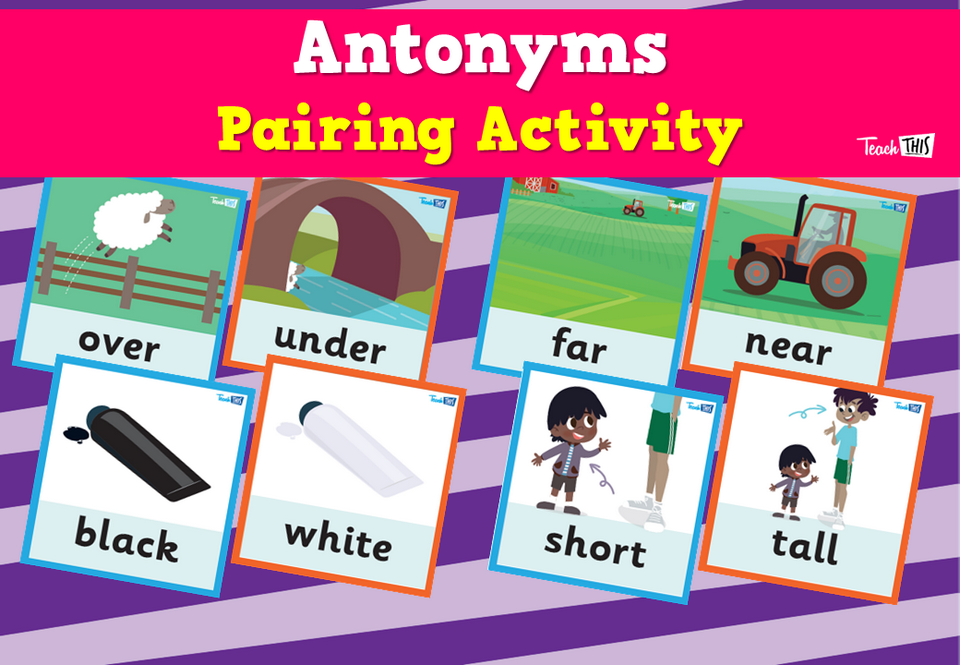 Antonyms Pairing Activity