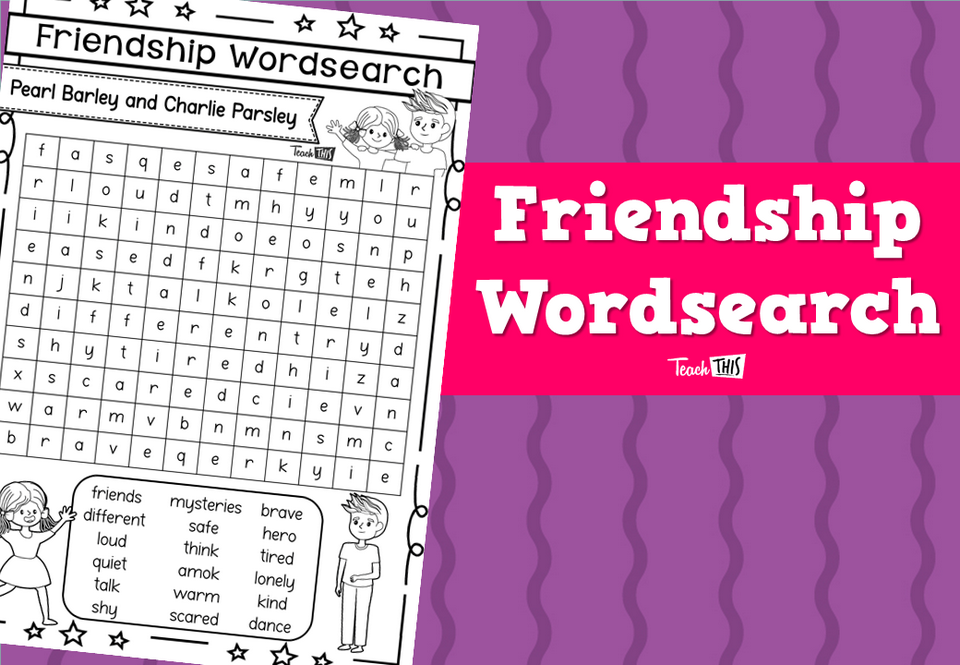 Friendship Wordsearch