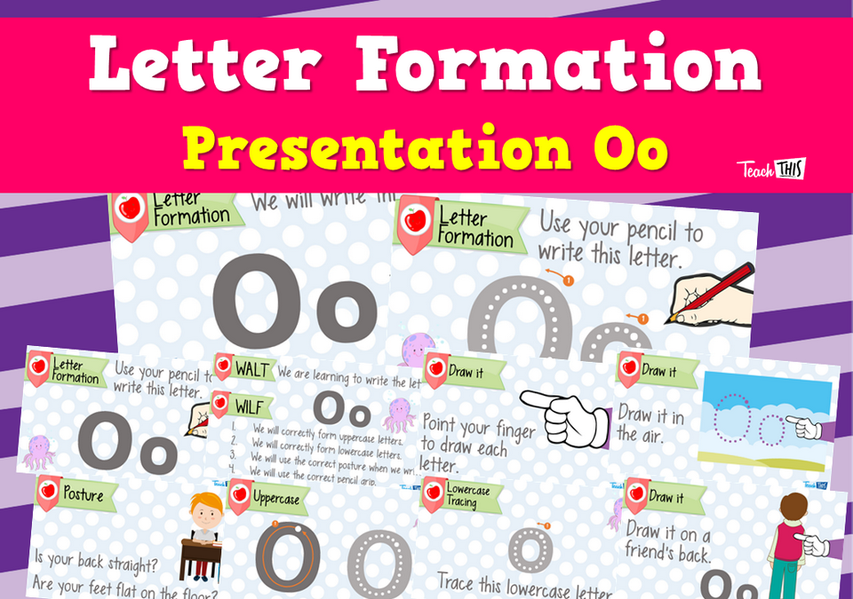 Letter Formation Presentation Oo