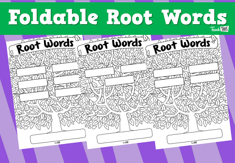 Foldable Root Words