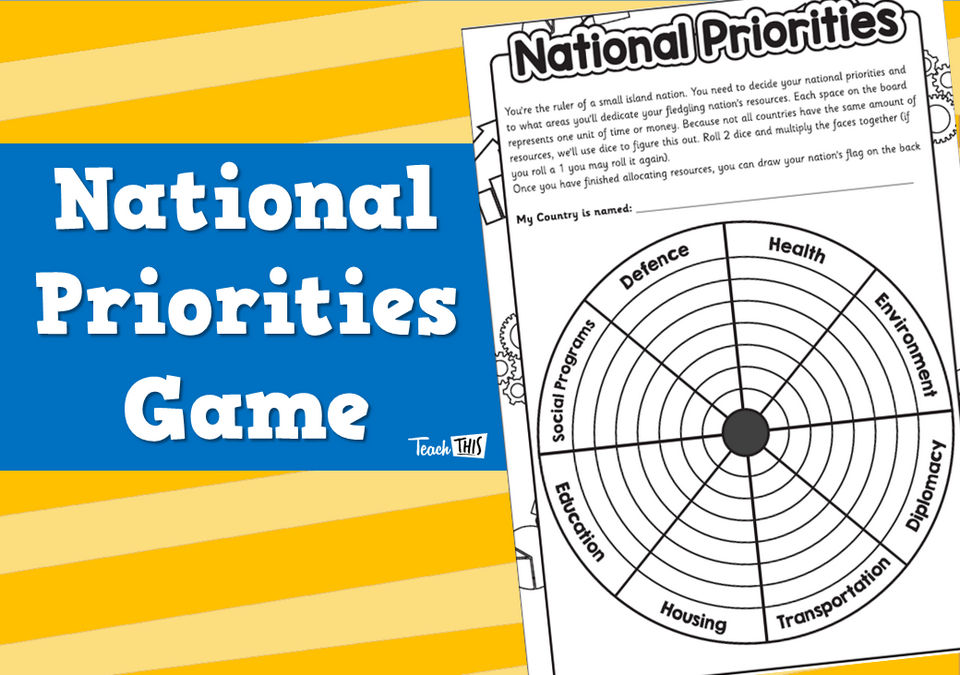 National Priorities Game
