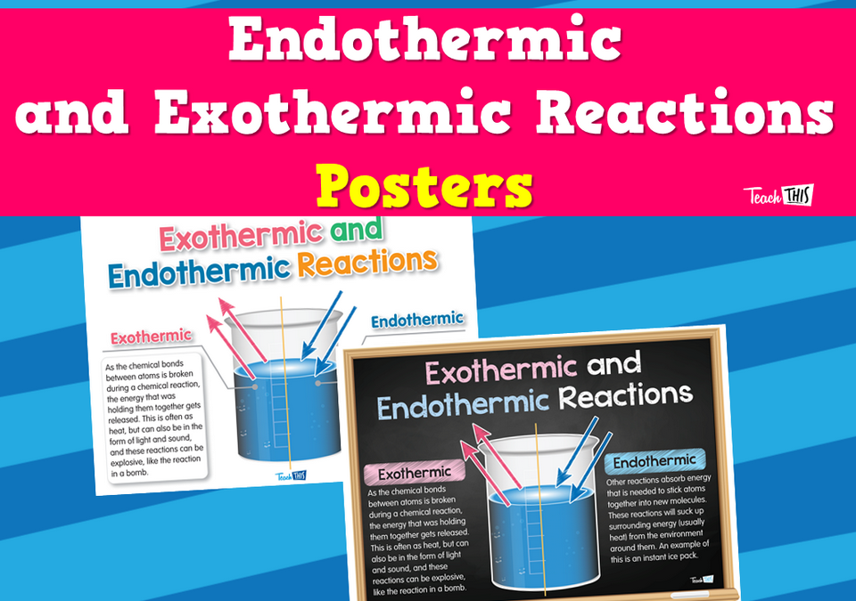 Endothermic and Exothermic Reactions Posters
