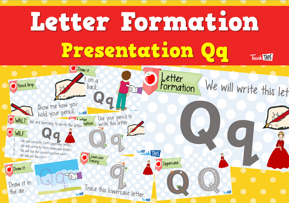 Letter Formation Presentation Qq