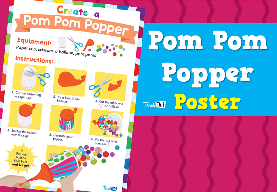Pom Pom Popper Poster