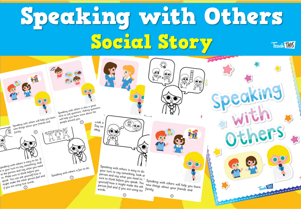 Speaking with Others - Social Story