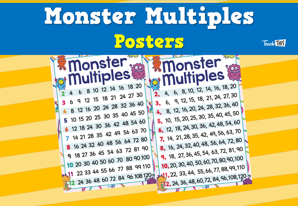 Monster Multiples Posters