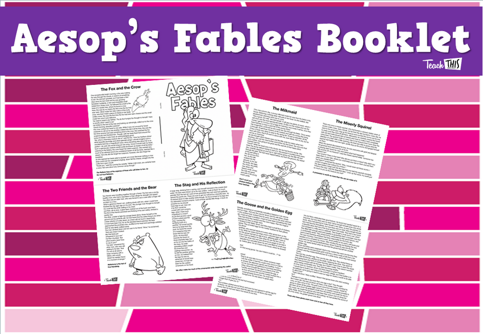 Aesop’s Fables Booklet