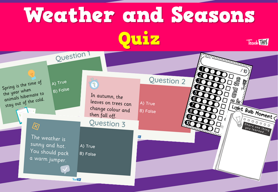 Weather and Seasons Quiz