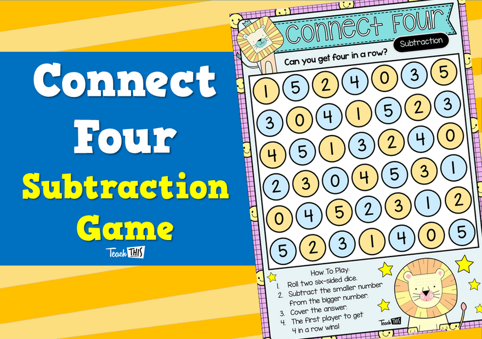 Connect Four – Subtraction Game