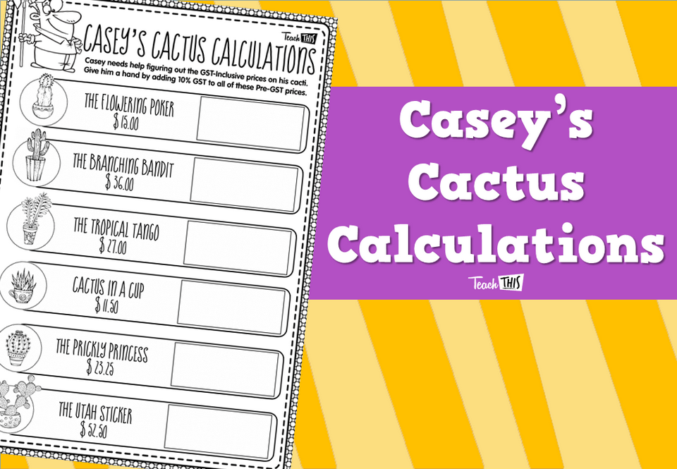 Casey’s Cactus Calculations