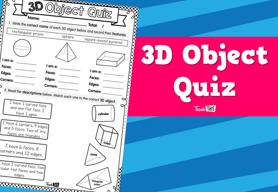 3D Object Quiz