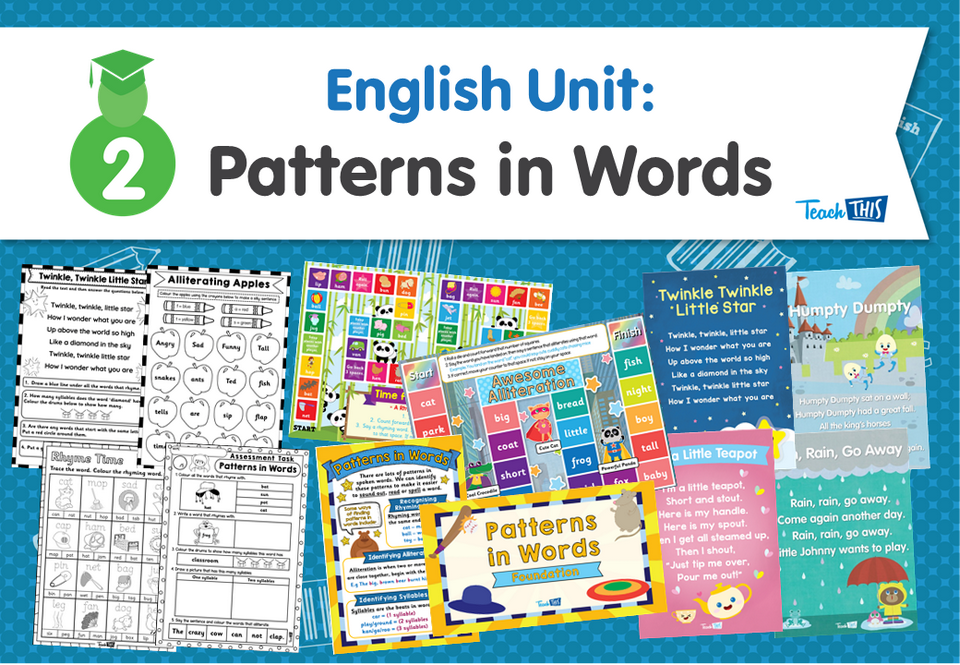English Unit: Patterns in Words