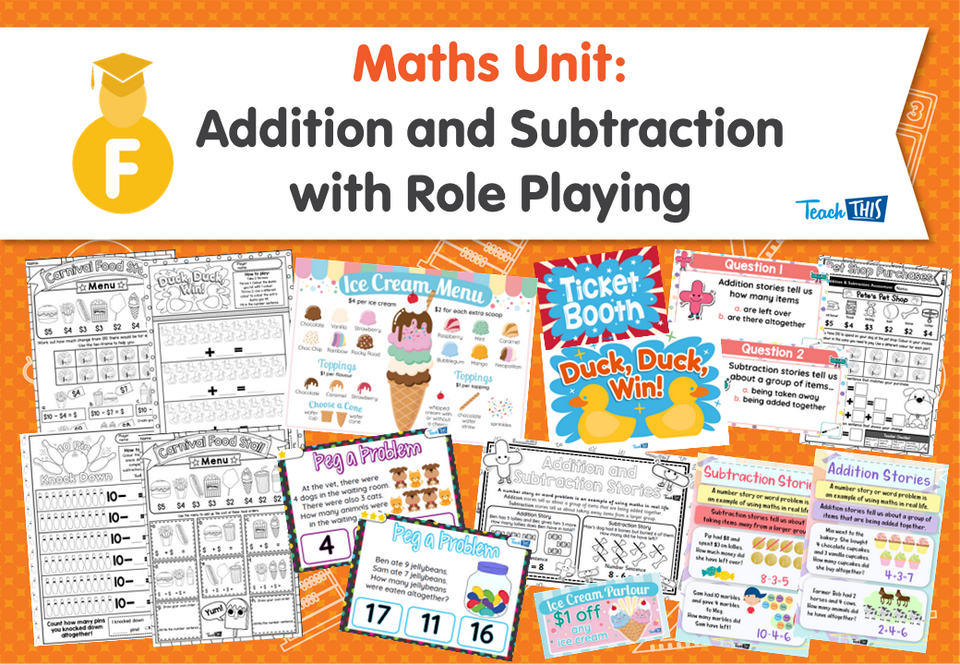 Maths Unit: Addition and Subtraction with Role Playing