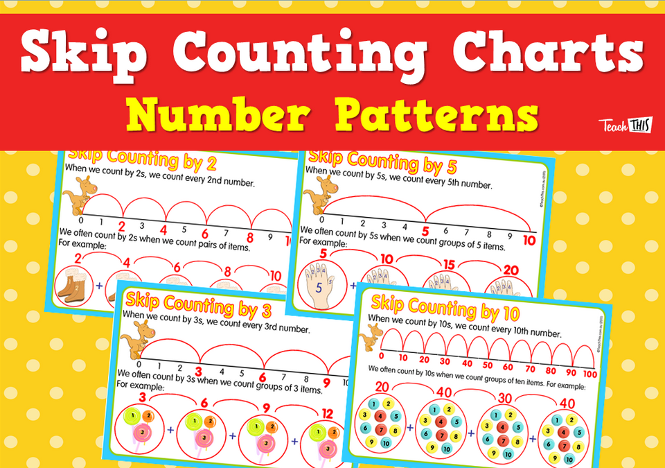 Skip Counting Charts - Number Patterns