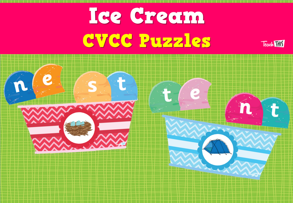 Ice Cream - CVCC Puzzles