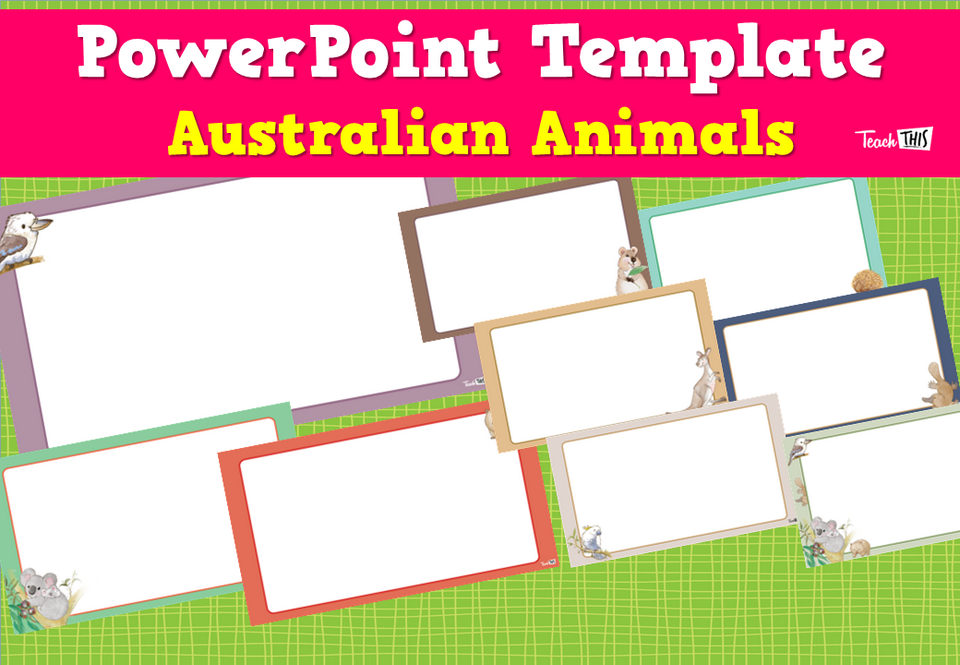 PowerPoint Template - Australian Animals
