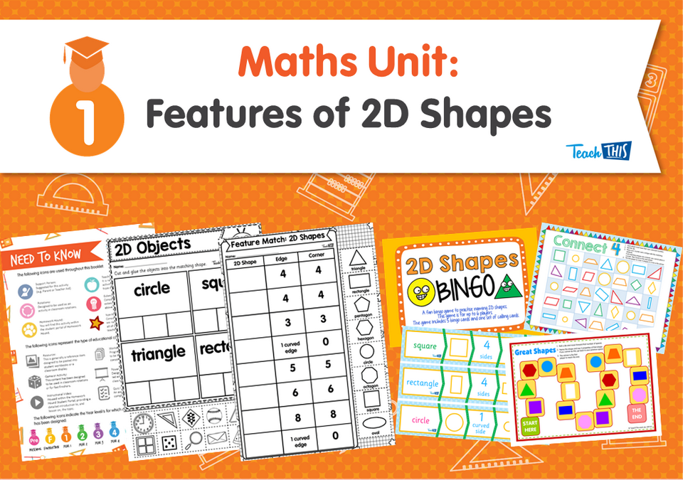 Maths Unit: Features of 2D Shapes