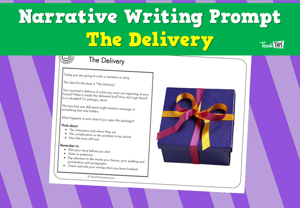 Narrative Writing Prompt - The Delivery