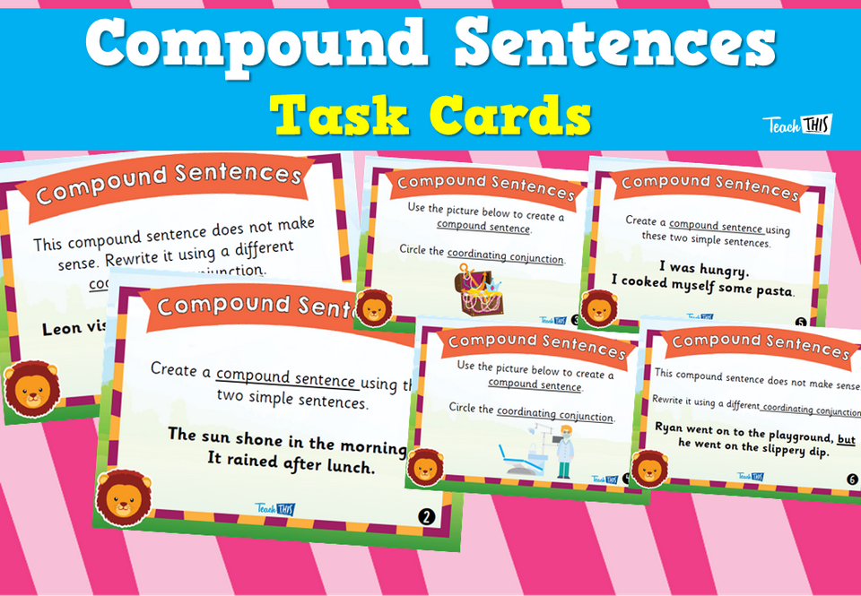 Compound Sentences Task Cards