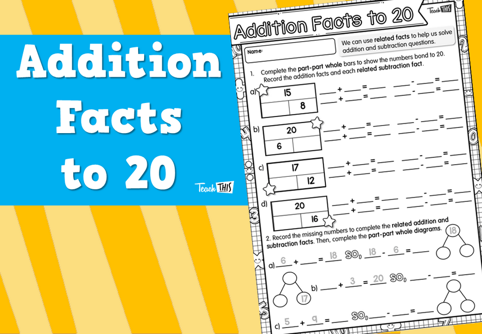 Addition Facts to 20