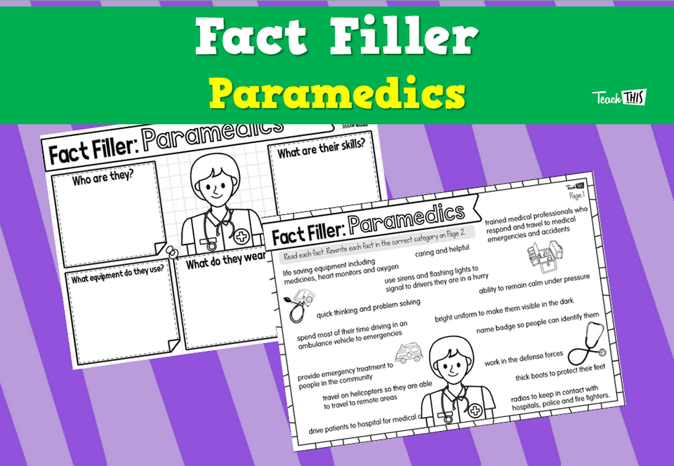 Fact Filler: Paramedics