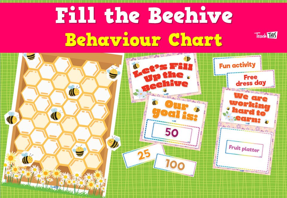 Fill the Beehive - Behaviour Chart