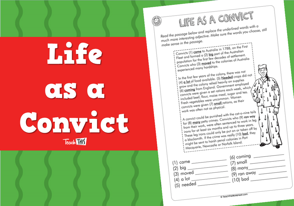 Life as a Convict