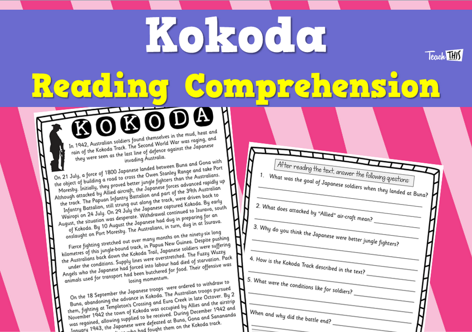 Kokoda Reading Comprehension