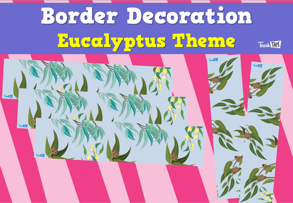 Border Decoration - Eucalyptus Theme Theme