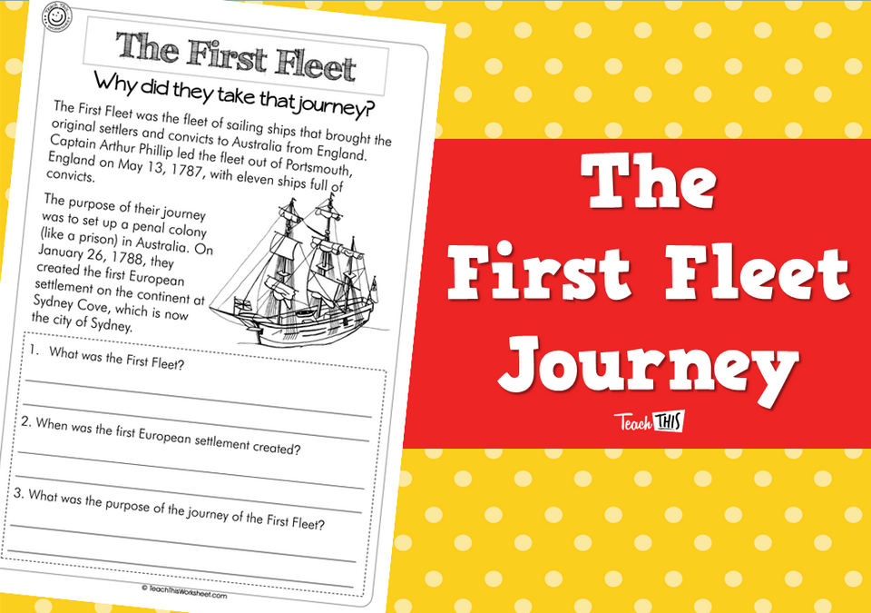 The First Fleet Journey