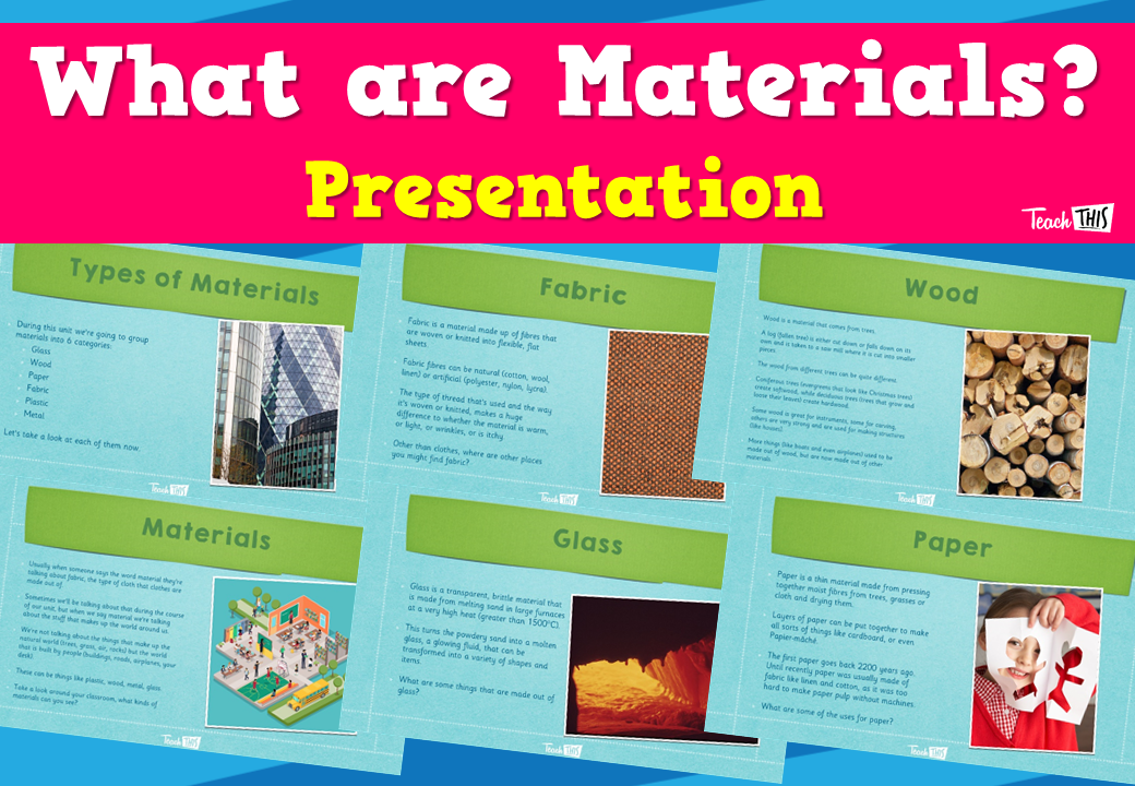 What are Materials? - Presentation