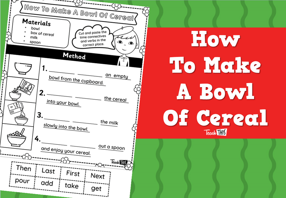How To Make A Bowl Of Cereal Procedure