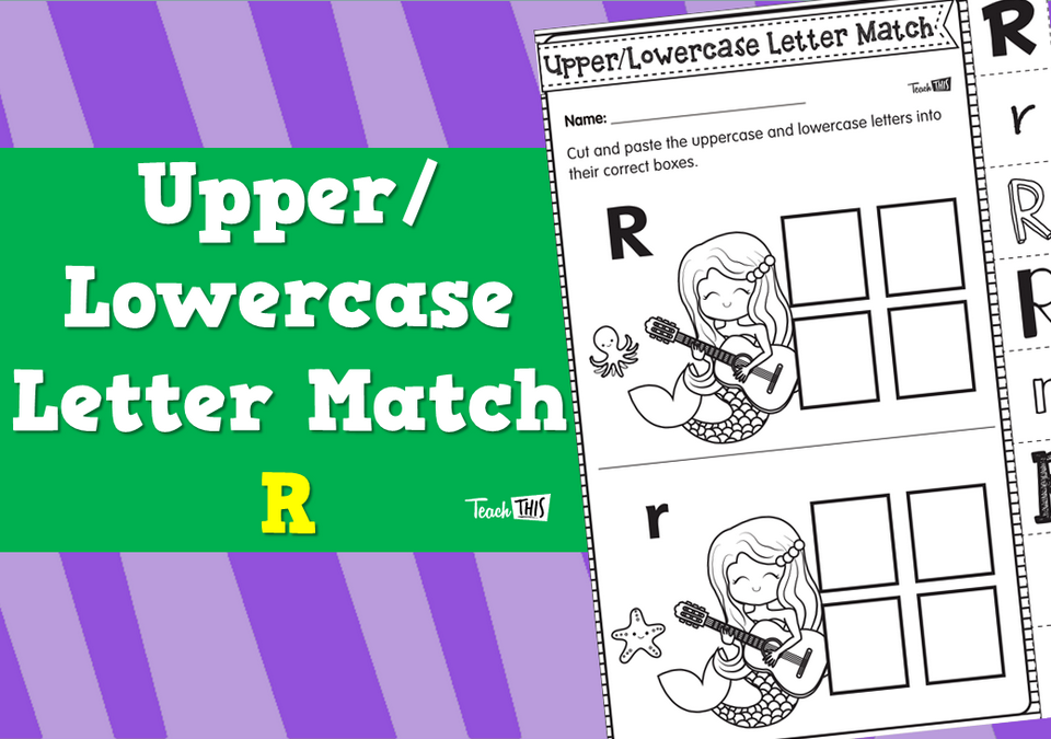 Upper/Lowercase Letter Match R