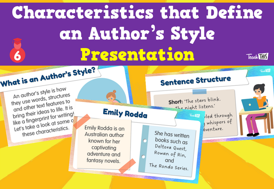 Characteristics that Define an Author’s Style - Presentation