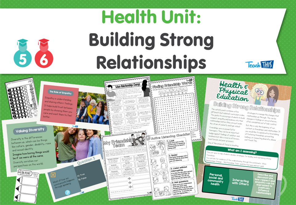 Health Unit: Building Strong Relationships