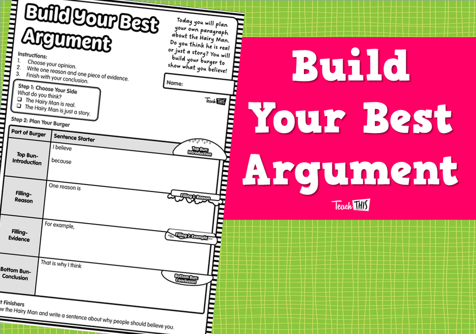 Build Your Best Argument