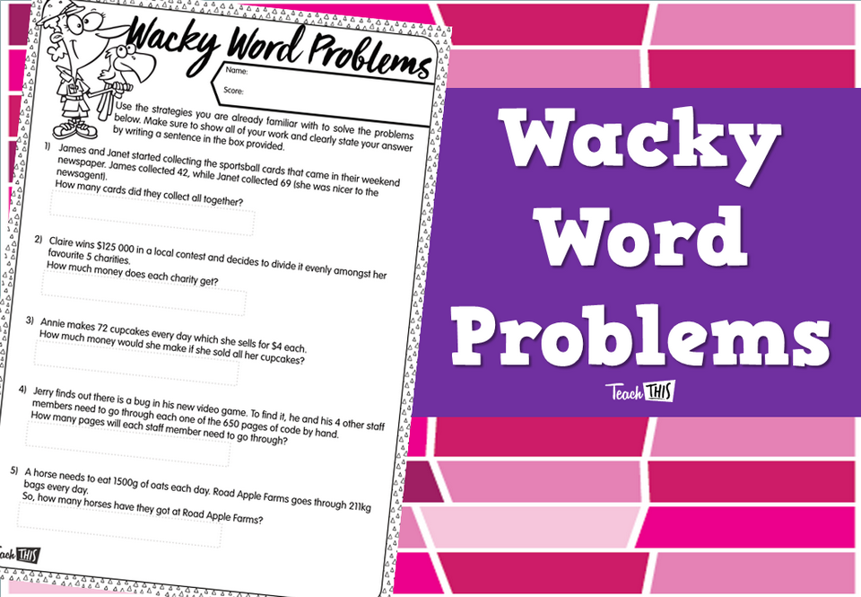 Wacky Word Problems