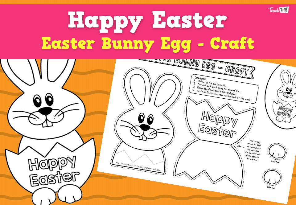 Easter Bunny Egg - Craft