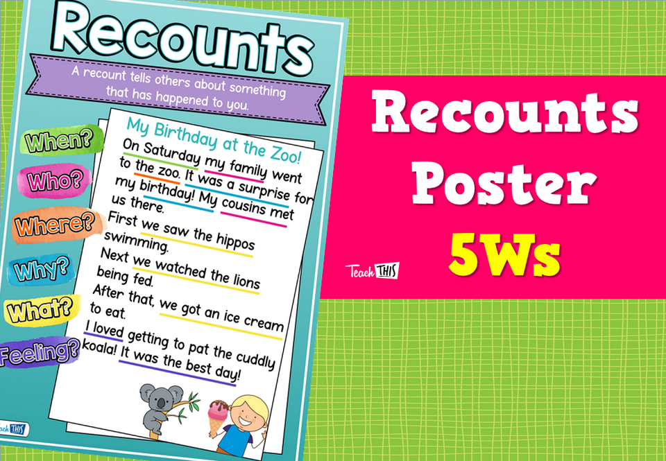 Recounts Poster – 5Ws