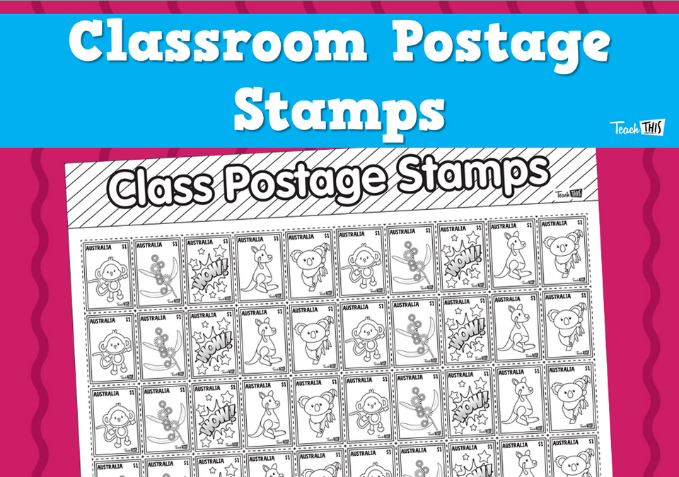 Classroom Postage Stamps