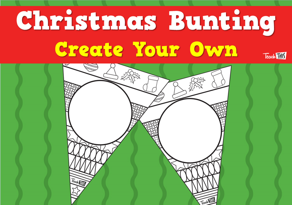 Christmas Bunting - Create Your Own