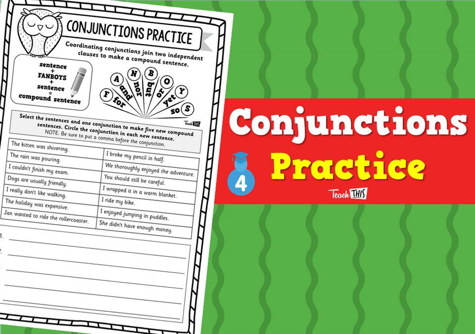 Conjunctions Practice