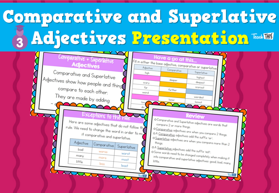 Comparative and Superlative Adjectives - Presentation